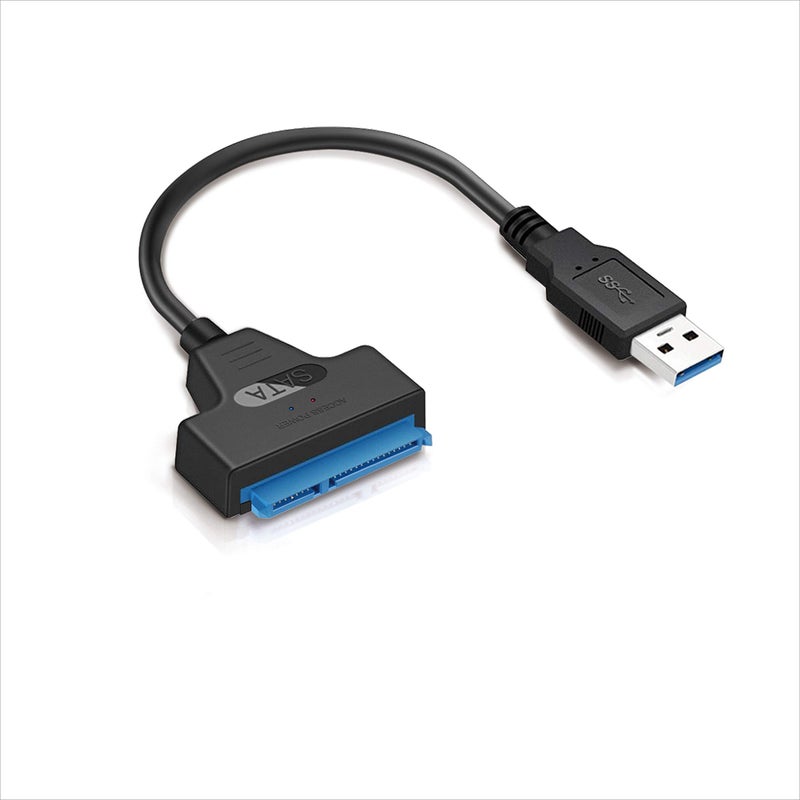 Mediasonic SATA to USB Cable â€“ USB 3.0 / USB 3.2 Gen 1 to 2.5â€ SATA SSD/Hard Drive Adapter Support UASP (HND5-SU3) - Image 1